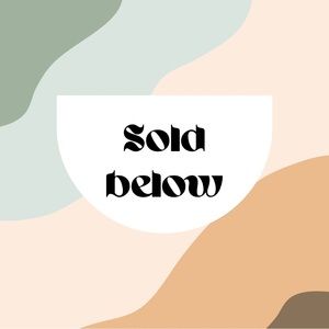 Sold items are below